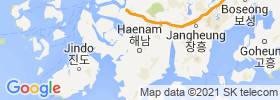 Haenam map